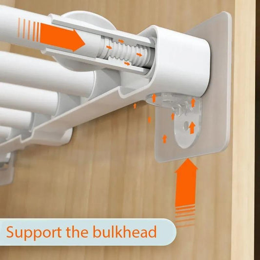 Support d'étagère mural robuste (1 pièce) - Accessoires pour la maison