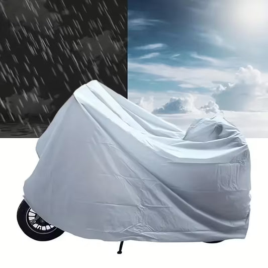 （140*240CM）XL Motorcycle and Bicycle Cover – Rainproof and Sunscreen Protection for All Vehicles