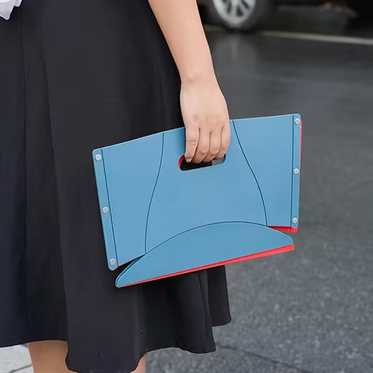 Tabouret pliant portable – Idéal pour le camping et les activités de plein air, avec un rangement pratique