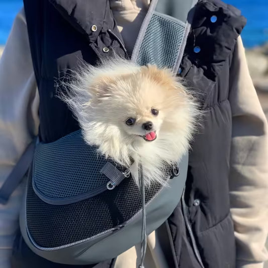 Pet Puppy Carrier – Comfortable Outdoor Travel Sling Bag for Dogs