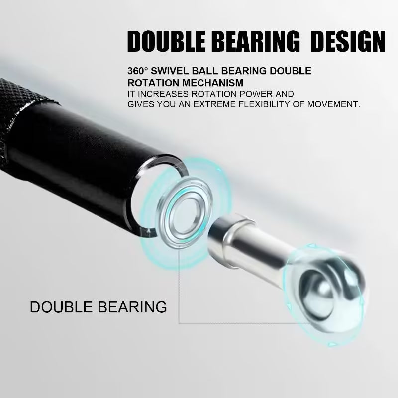 Speed Jump Rope with 360° Swivel Ball Bearings | Adjustable Steel Coated Rope for Fitness, Boxing, & Skipping Workouts