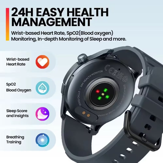 [World Premiere] Zeblaze Btalk 3 Pro Smart Watch - AMOLED Display, Hi-Fi Bluetooth Calls, Health & Fitness Tracking - Stylish & Functional