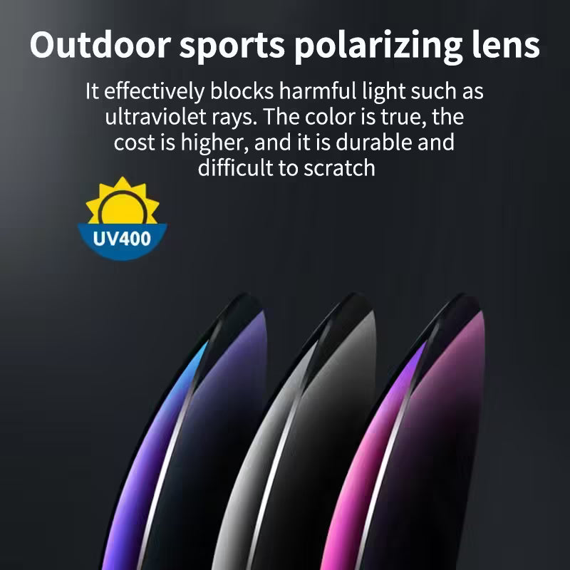 Men's Polarized UV400 Sunglasses Outdoor Sports Eyewear for Road and Mountain Biking, New Style Cycling Goggles