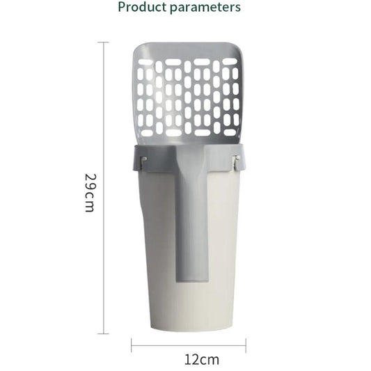 Grey  Self-cleaning Cat Litter Scoop