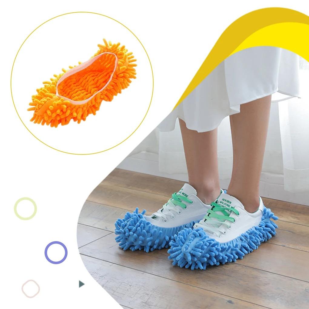 Chenille Shoe Covers Floor Cleaning Lazy Shoe Covers