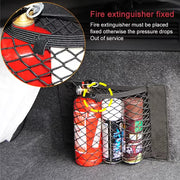 Filet de rangement universel pour coffre de voiture – Sac de rangement en maille élastique avec fermetures auto-agrippantes