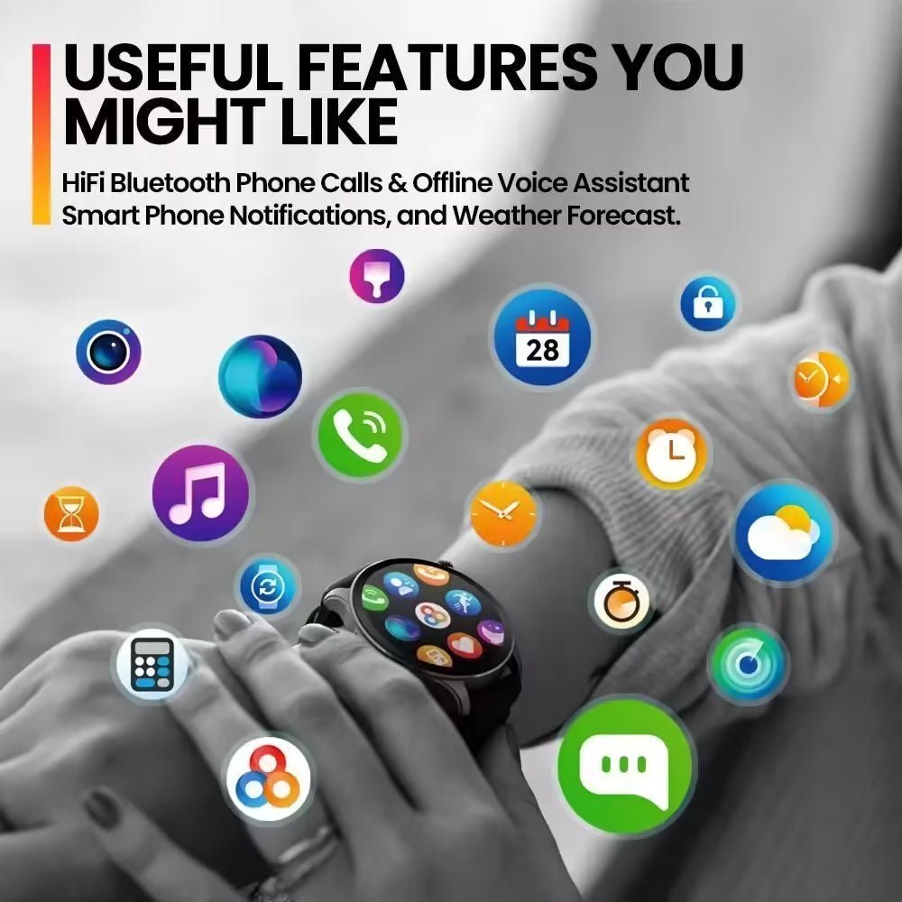 [World Premiere] Zeblaze Btalk 3 Pro Smart Watch - AMOLED Display, Hi-Fi Bluetooth Calls, Health & Fitness Tracking - Stylish & Functional