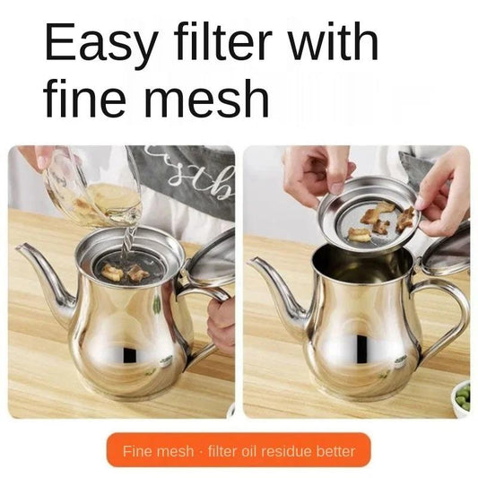 Bidon d'huile en acier inoxydable 