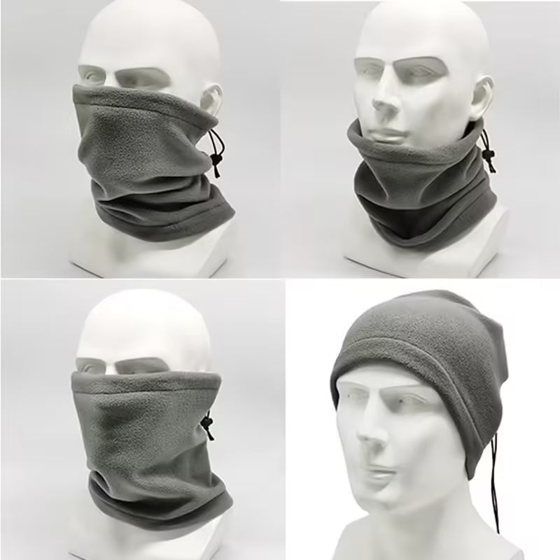 Tour de cou coupe-vent pour hommes et femmes, écharpe de motard d'hiver, cache-cou anti-froid pour le cyclisme et demi-cache-visage