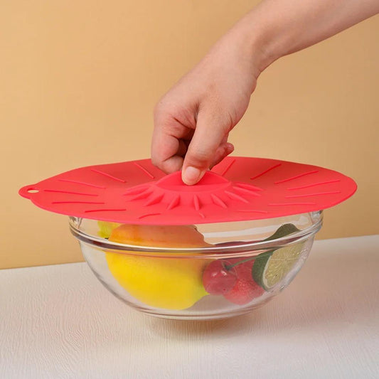 Set of 5 Pieces Silicone Lids – Flexible & Reusable