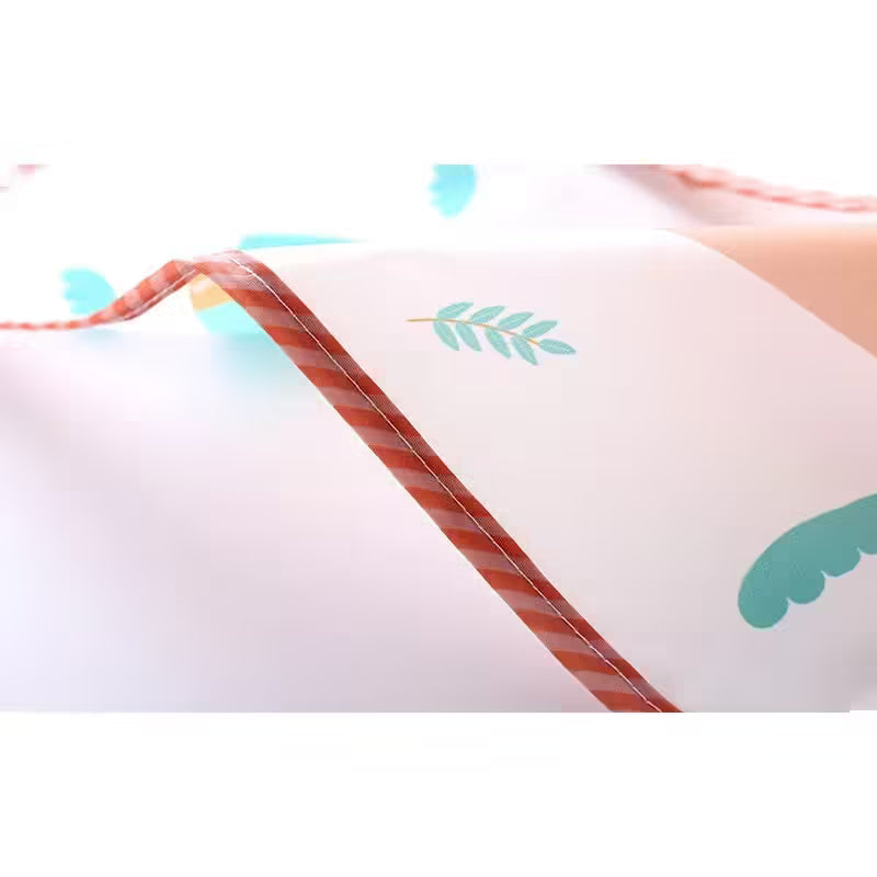 Baby Long Sleeve Waterproof Scarf Toddler Art Smock Feeding Bib Apron with Pocket | Infant Boys & Girls Burp Cloth Banana Bibs (1-3 Years)