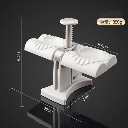 Full Automatic Dumpling Double Head Press Dough Machine