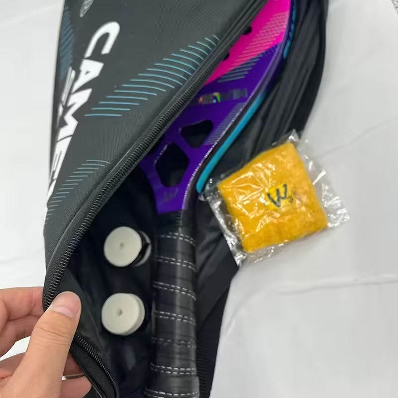 3K Camewin Beach Tennis Racket Full Carbon Fiber, Rough Surface Outdoor Sports Racket for Men, Women, and Seniors | 2024 New Model