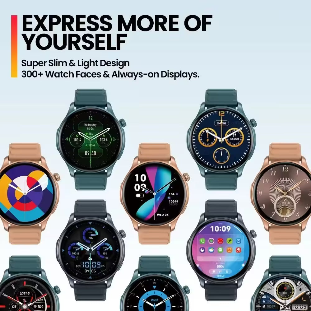 [World Premiere] Zeblaze Btalk 3 Pro Smart Watch - AMOLED Display, Hi-Fi Bluetooth Calls, Health & Fitness Tracking - Stylish & Functional