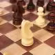 (24*24cm) 3-in-1 Folding Wooden Chess Set: Chess, Checkers & Backgammon