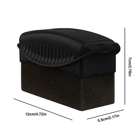 Car Tire Waxing & Polishing Sponge Detailing Pad for Tire, Wheel Rim, and Trim Cleaning & Shine