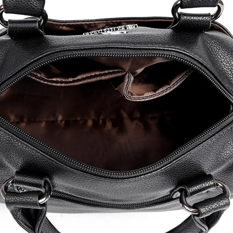 Women's Classic Black Shoulder Bag (EGB229)