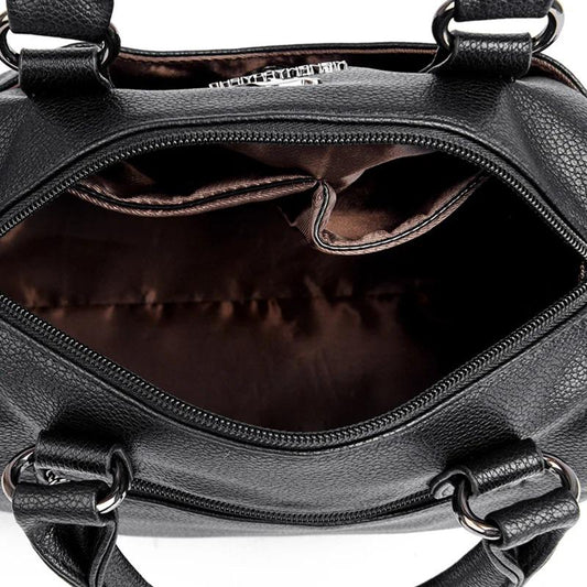 Women's Classic Black Shoulder Bag (EGB229)