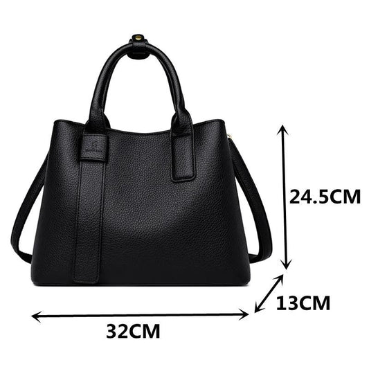 Women's Classic Black Shoulder Bag (EGB229)