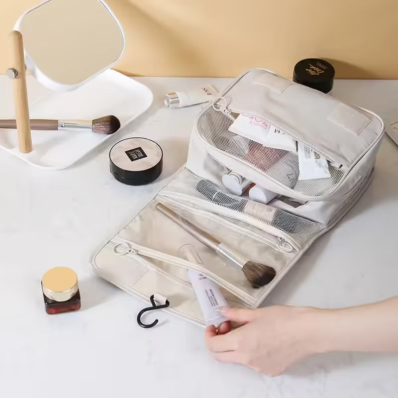 Spacious & Waterproof Storage Bag for Men and Women – Multifunctional Travel Toiletry Storage Solution