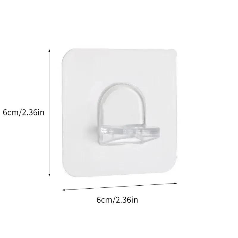 قطعة واحدة من دعامات الرفوف القوية المثبتة على الحائط للإكسسوارات المنزلية