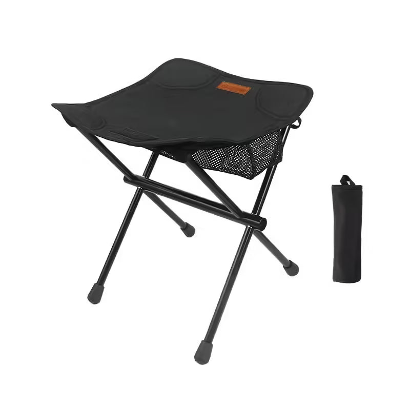 Tabouret de camping pliant portable PACOONE – Chaise ultralégère en alliage d'aluminium pour la pêche, les pique-niques et les activités de plein air