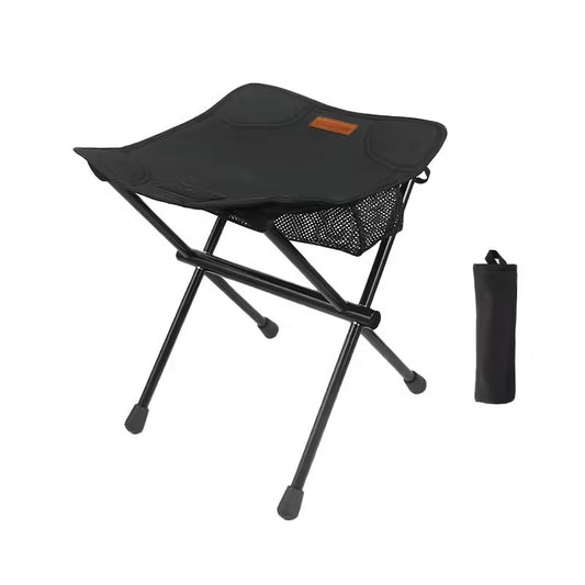 Tabouret de camping pliant portable PACOONE – Chaise ultralégère en alliage d'aluminium pour la pêche, les pique-niques et les activités de plein air