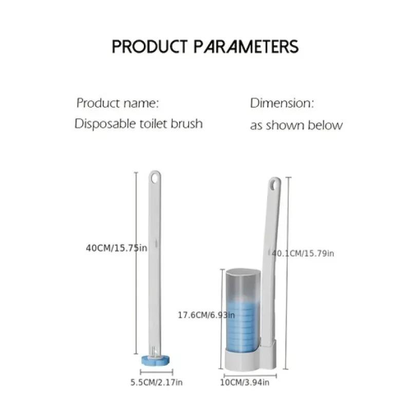 Disposable Toilet Brush Set