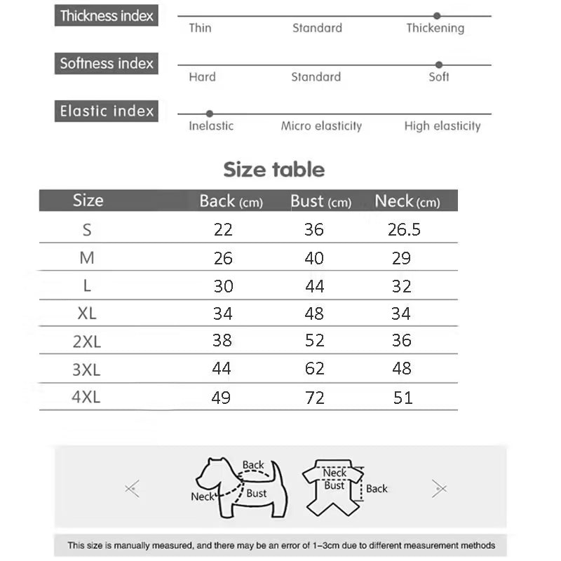 Winter Warm Dog Jacket with Harness Waterproof Coat for Small & Large Dogs | Chihuahua, French Bulldog Outfits