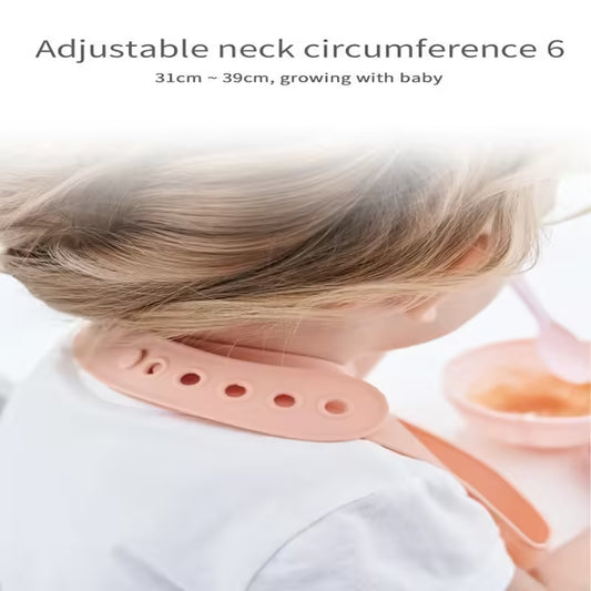 Waterproof Baby Bibs Cute Cartoon Animal Printed Silicone Bib for Kids | Adjustable Soft Feeding Bib for Boys & Girls