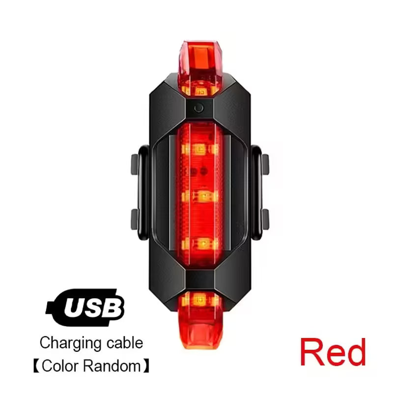 USB Rechargeable Bike Light Set Front and Taillight with 3 Modes | Easy to Install Bicycle Accessories for Road and MTB