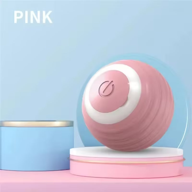 1PC Pet Gravity Intelligent Rolling Ball Cat Toy Self-Charging Teaser Ball for Boredom Relief & Kitten Play