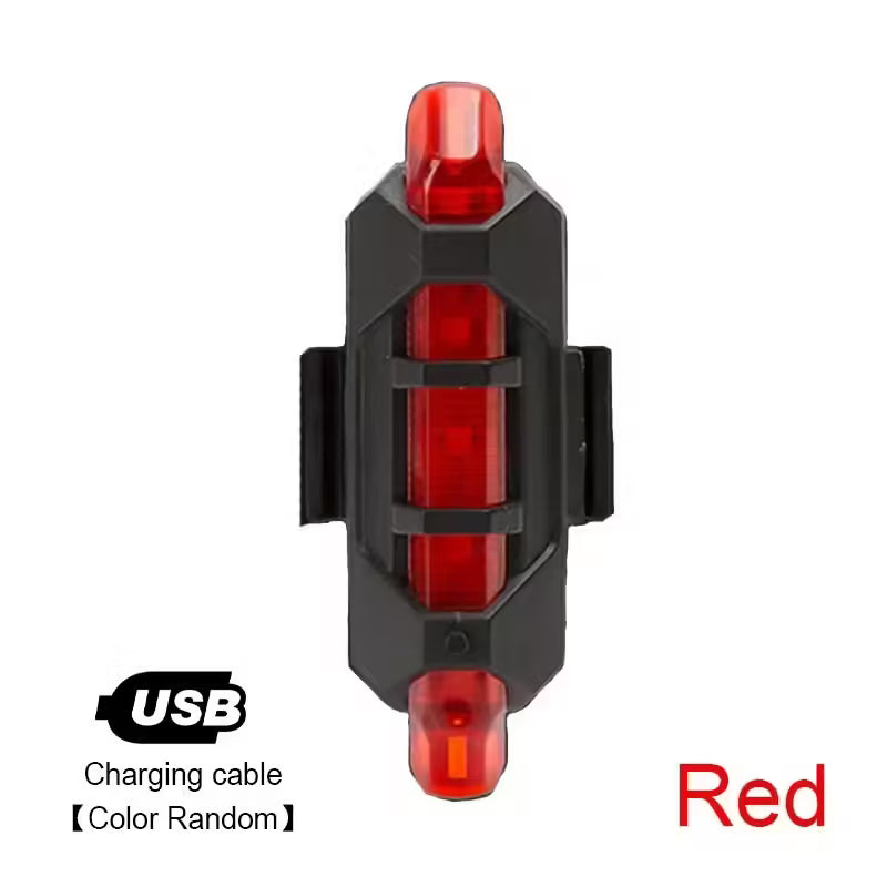 USB Rechargeable Bike Light Set Front and Taillight with 3 Modes | Easy to Install Bicycle Accessories for Road and MTB