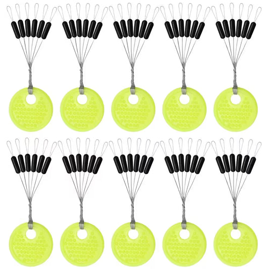 Butées de canne à pêche à résistance groupée | Butées verticales anti-dommages pour la ligne | Accessoires pour la pêche à la carpe