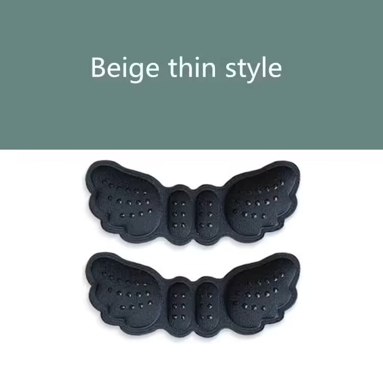 Woman's High-Heel Heel Protection Pads - Butterfly Shaped Self-Adhesive Adjustable for Foot Care