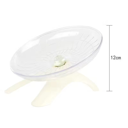 Pet Hamster Flying Saucer Exercise Wheel Running Disc for Hamsters, Mice, and Squirrels