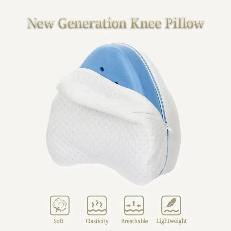 Memory Foam Leg Pillow – Ergonomic Knee Support Cushion for Side Sleepers & Comfortable Sleep