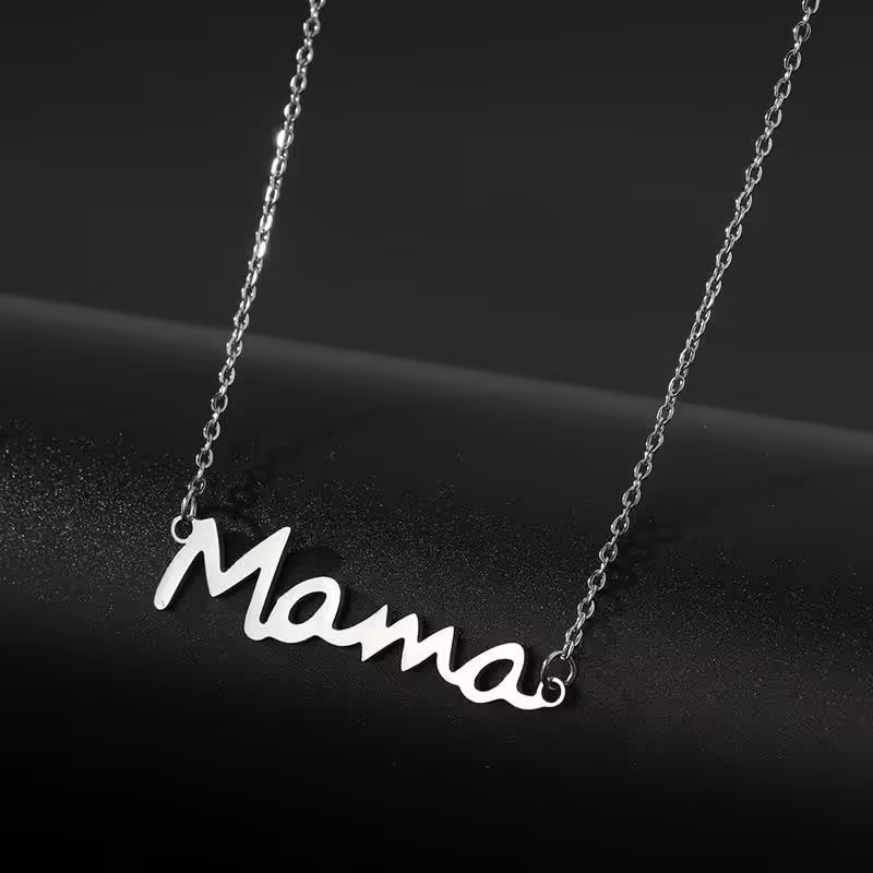 "Mama" Pendant Women Necklace (EGN229)