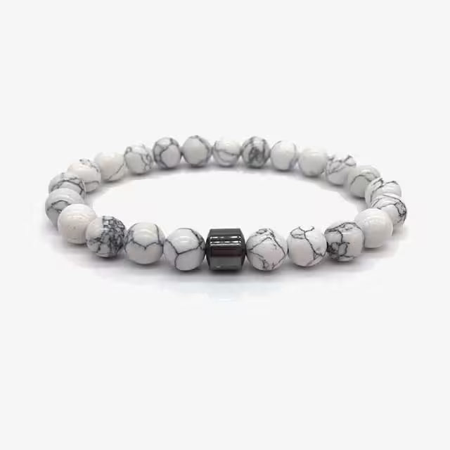 Bracelet de perles de marbre (EGBT081)