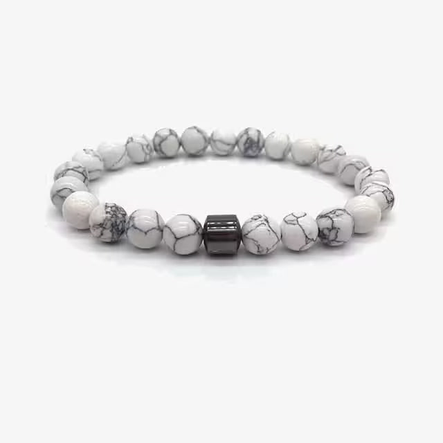 Bracelet de perles de marbre (EGBT081)