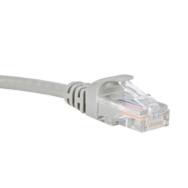Cat5e Ethernet Network Cable 1ft (30cm) | 350MHz UTP 24AWG RJ45 LAN Patch Cable for Router, PC, Switch & Modem – Grey