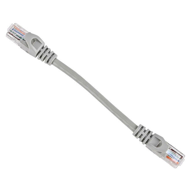 Cat5e Ethernet Network Cable 1ft (30cm) | 350MHz UTP 24AWG RJ45 LAN Patch Cable for Router, PC, Switch & Modem – Grey