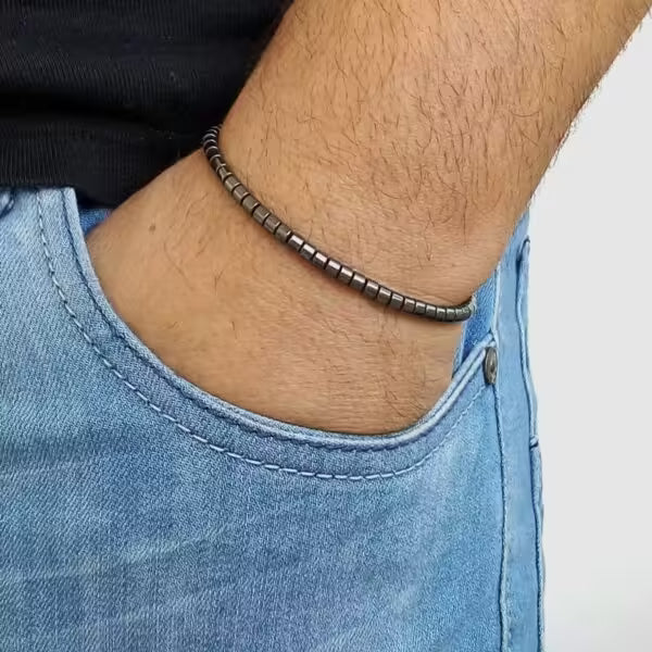 Men Small Beads Classic Bracelet (EGBT012)