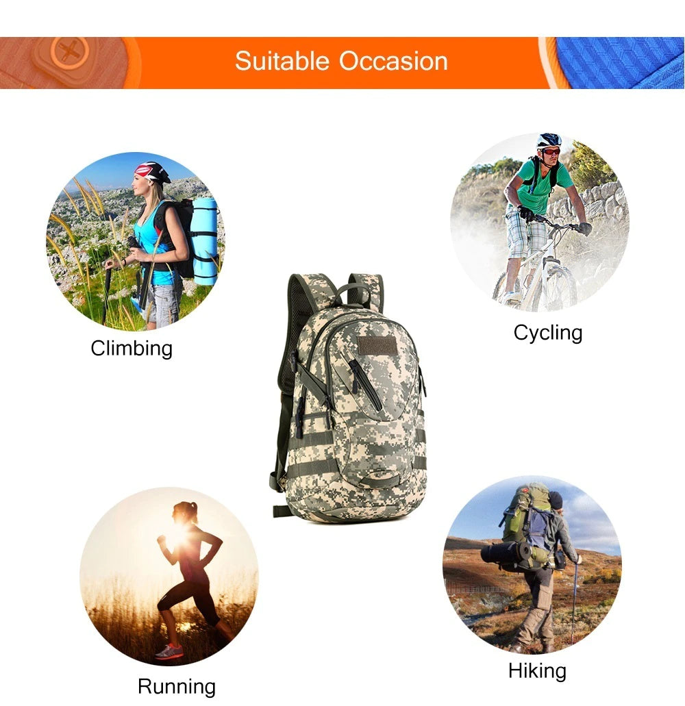 Military Waterproof Hiking Backpack
