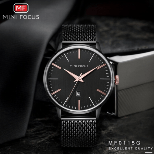 Mini Focus Stainless Steel Simple Men Watch (MF0115)