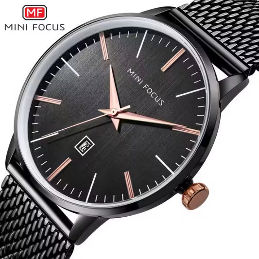 Mini Focus Stainless Steel Simple Men Watch (MF0115)