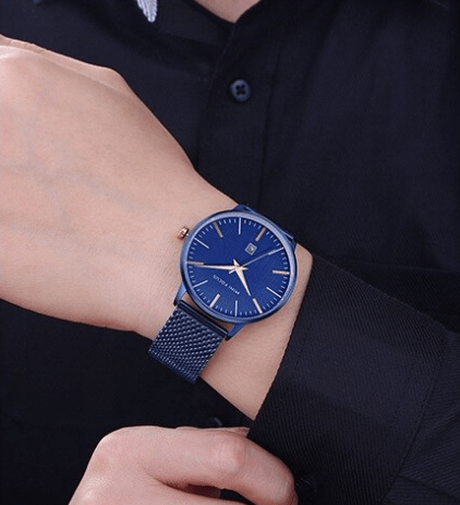 Mini Focus Stainless Steel Simple Men Watch (MF0115)