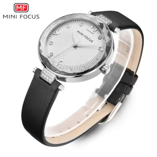 ساعة ميني فوكس النسائية الجلدية (MF0038)