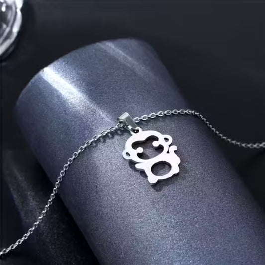 Monkey Pendant Unisex Necklace(EGN184)