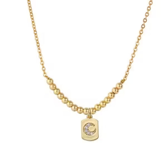 Collier pendentif lune pour femme (EGN098)